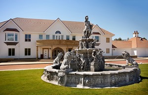 Copy of Exterior of clubhouse and fountain resized